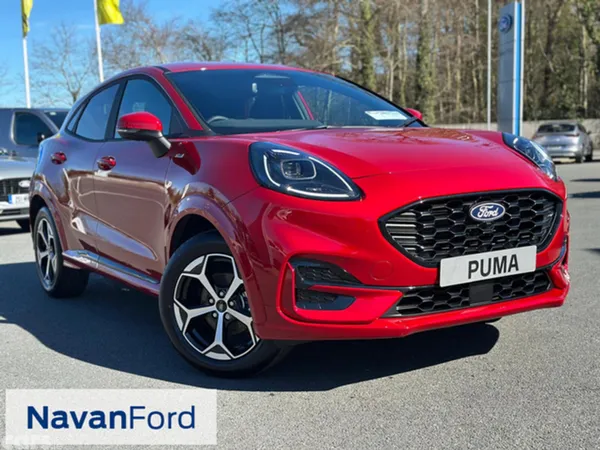 Ford Puma SUV, Petrol Hybrid, 2027, Red