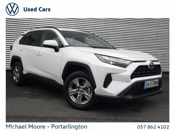 Toyota RAV4 SUV, Petrol Hybrid, 2024, White