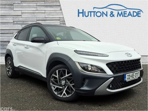 Hyundai KONA SUV, Petrol Hybrid, 2022, White