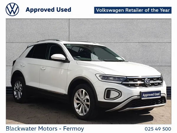 Volkswagen T-Roc SUV, Petrol, 2023, White