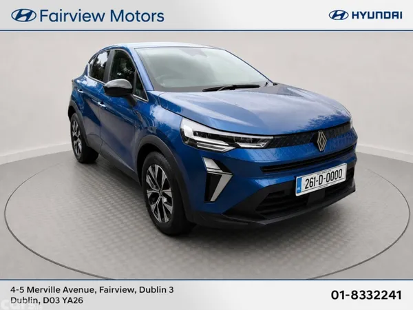 Renault Captur SUV, Petrol Hybrid, 2026, Blue