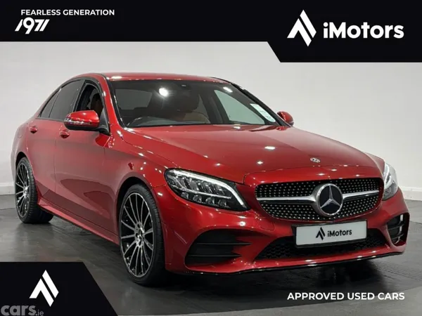 Mercedes-Benz C-Class Saloon, Diesel, 2019, Red
