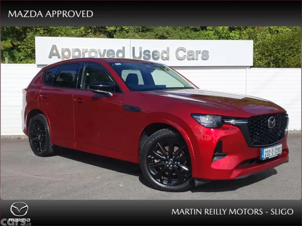 Mazda CX-60 SUV, Petrol Plug-in Hybrid, 2023, Red