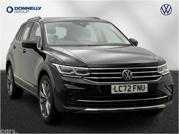 Volkswagen Tiguan Estate, Petrol Hybrid, 2022, Black