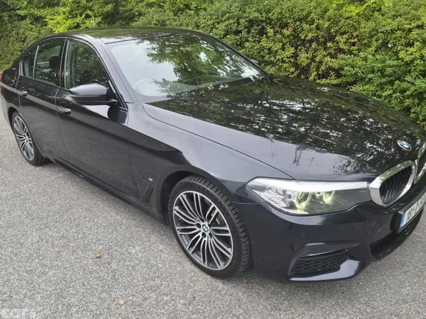 BMW 5-Series Saloon, Petrol Plug-in Hybrid, 2018, Black