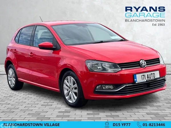 Volkswagen Polo Hatchback, Petrol, 2017, Red