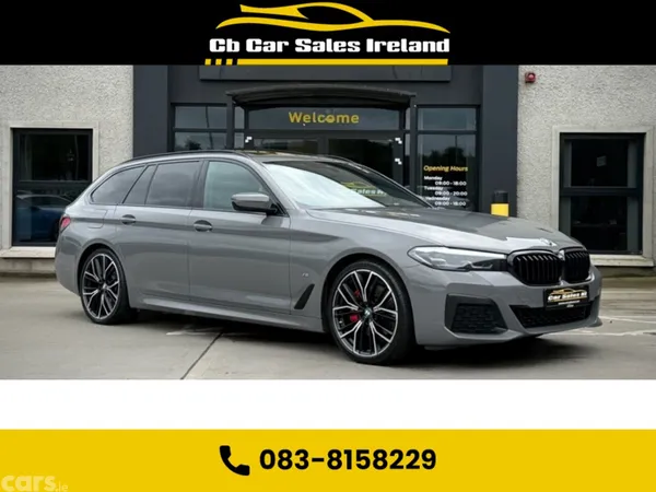 BMW 5-Series Estate, Diesel Hybrid, 2022, Grey