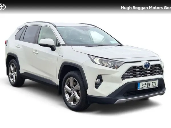 Toyota RAV4 SUV, Petrol Hybrid, 2021, White