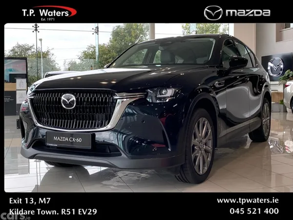 Mazda CX-60 SUV, Petrol Plug-in Hybrid, 2026, Black
