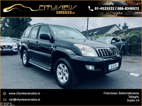 Toyota Land Cruiser Estate, Diesel, 2008, Black