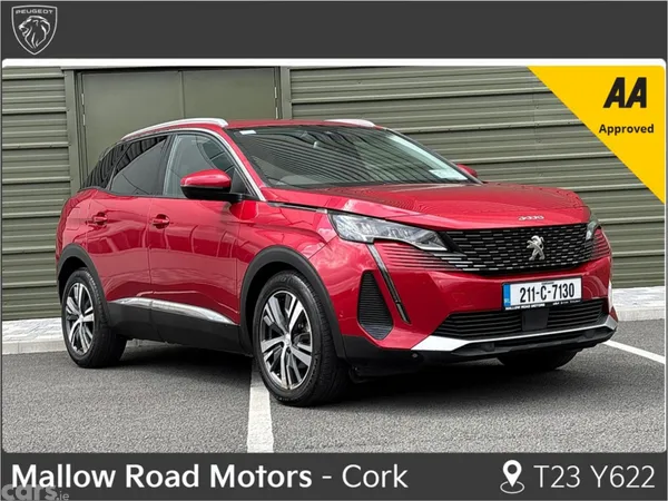 Peugeot 3008 SUV, Diesel, 2021, Red