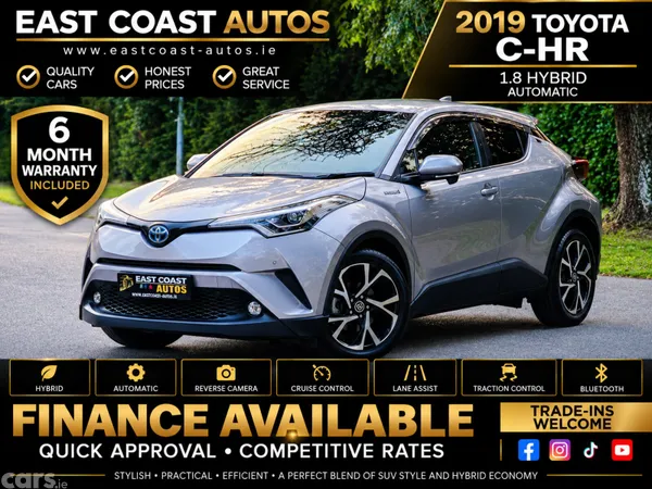 Toyota C-HR Hatchback, Petrol Hybrid, 2019, Black