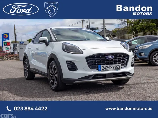 Ford Puma MPV, Petrol Hybrid, 2024, White
