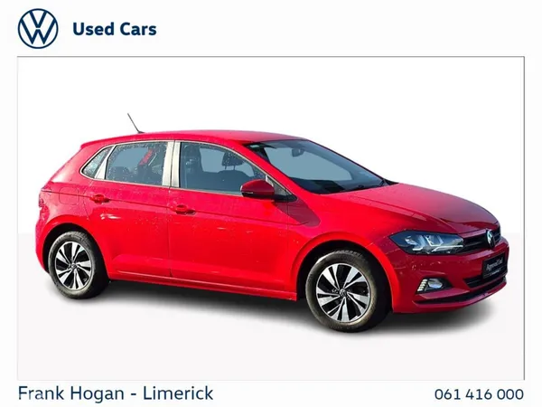 Volkswagen Polo Hatchback, Petrol, 2021, Red