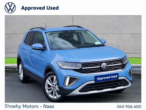 Volkswagen T-Cross SUV, Petrol, 2025, Blue