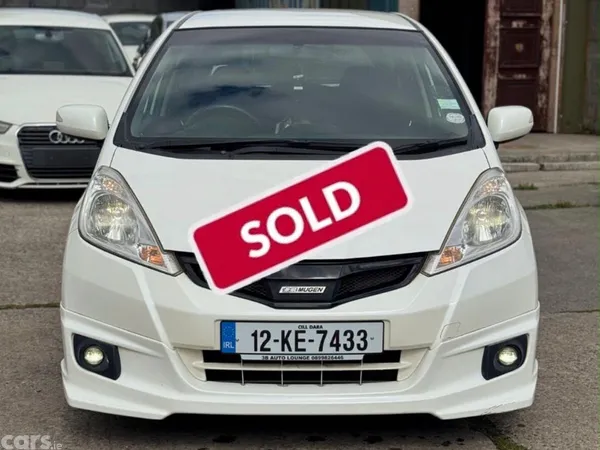 Honda Fit Hatchback, Petrol Hybrid, 2012, White