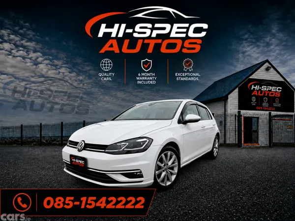 Volkswagen Golf Hatchback, Petrol, 2019, White