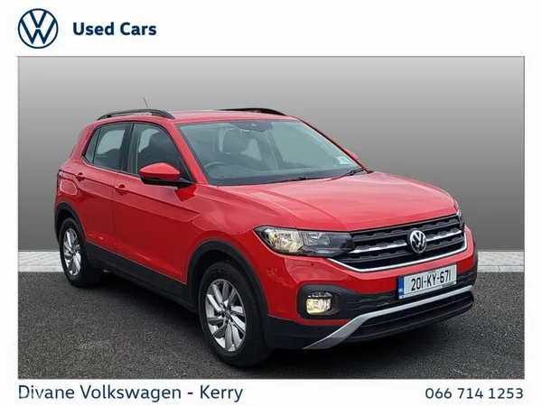 Volkswagen T-Cross SUV, Petrol, 2020, Red