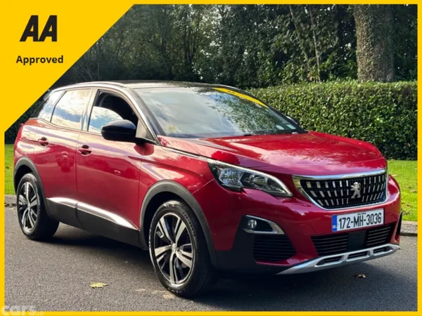 Peugeot 3008 SUV, Diesel, 2017, Red