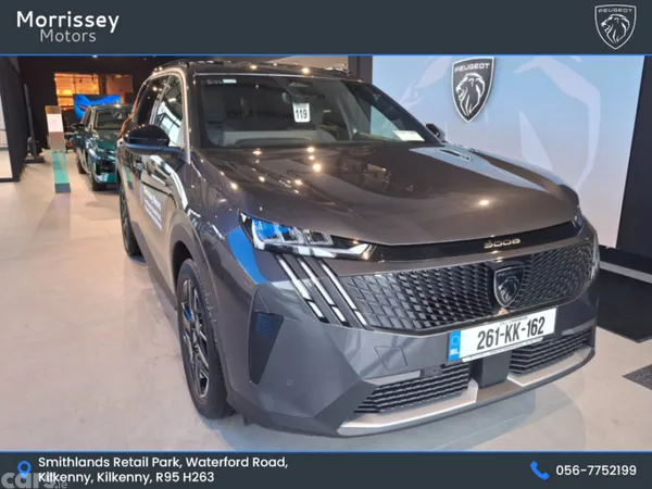 Peugeot 5008 MPV, Petrol Hybrid, 2026, Grey