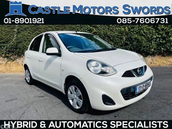 Nissan March Hatchback, Petrol, 2017, White