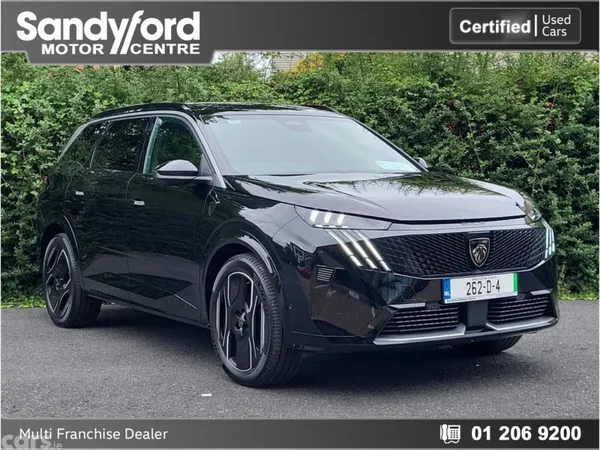 Peugeot 5008 SUV, Electric, 2026, Black