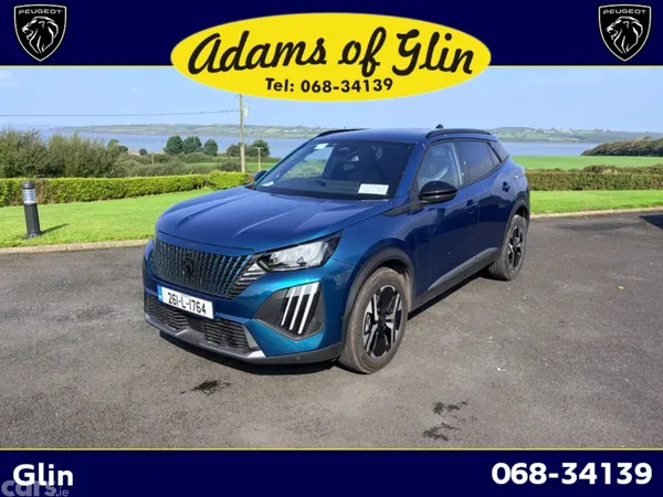 Peugeot 2008 SUV, Petrol Hybrid, 2026, Blue