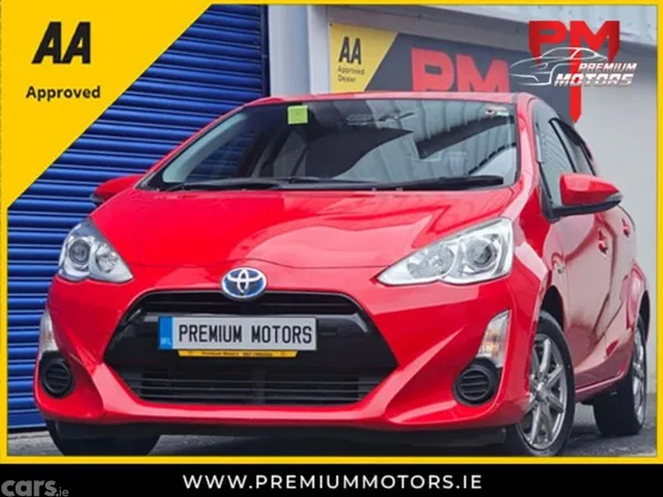 Toyota Aqua Hatchback, Petrol Hybrid, 2016, Red