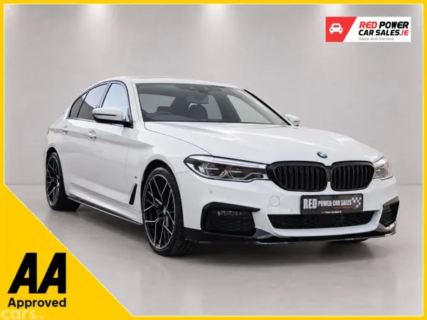 BMW 5-Series Saloon, Petrol Plug-in Hybrid, 2019, White