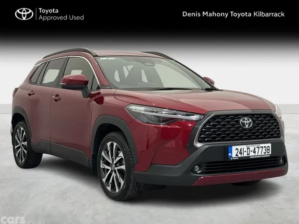 Toyota Corolla Cross SUV, Petrol Hybrid, 2024, Red