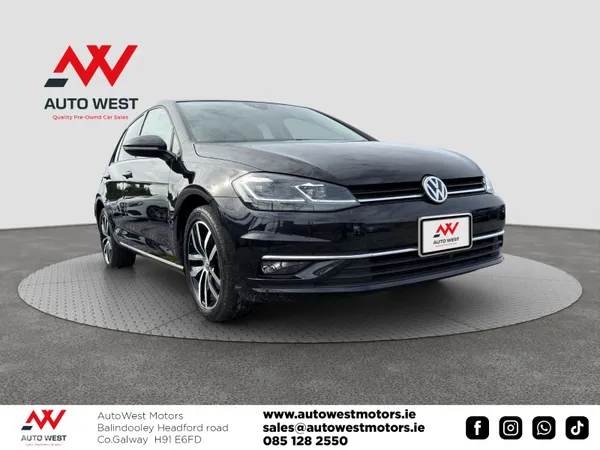 Volkswagen Golf Hatchback, Petrol, 2019, Black
