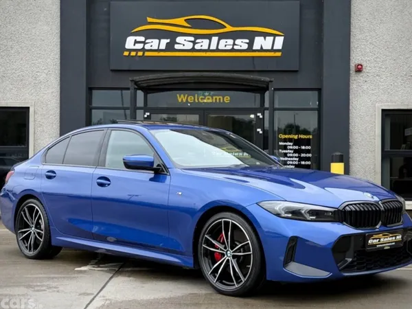 BMW 3-Series Saloon, Diesel Hybrid, 2023, Blue