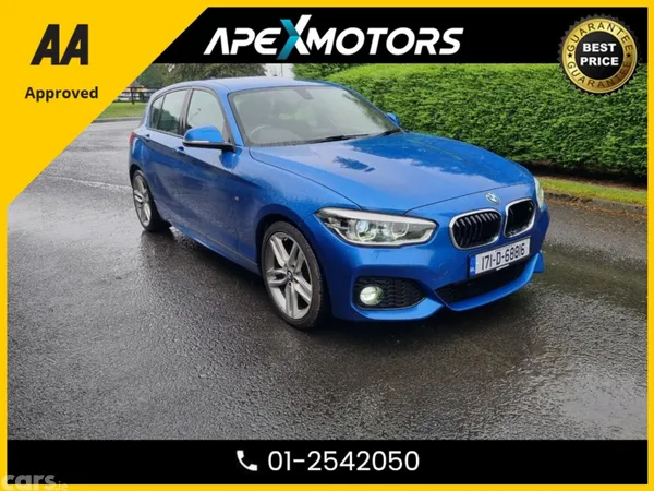 BMW 1-Series Hatchback, Diesel, 2017, Blue