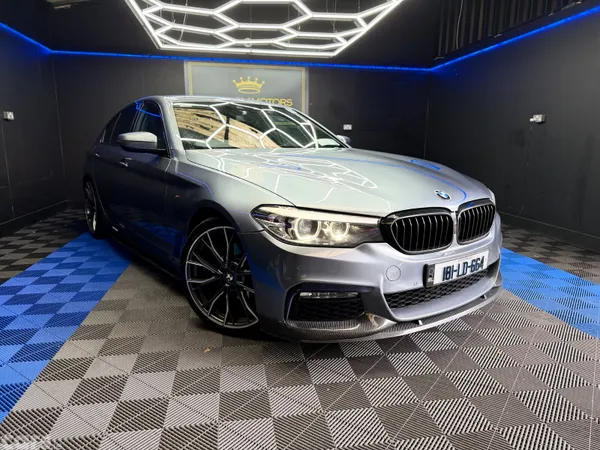 BMW 5-Series Saloon, Diesel, 2018, Blue