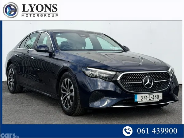 Mercedes-Benz E-Class Saloon, Diesel Hybrid, 2024, Blue
