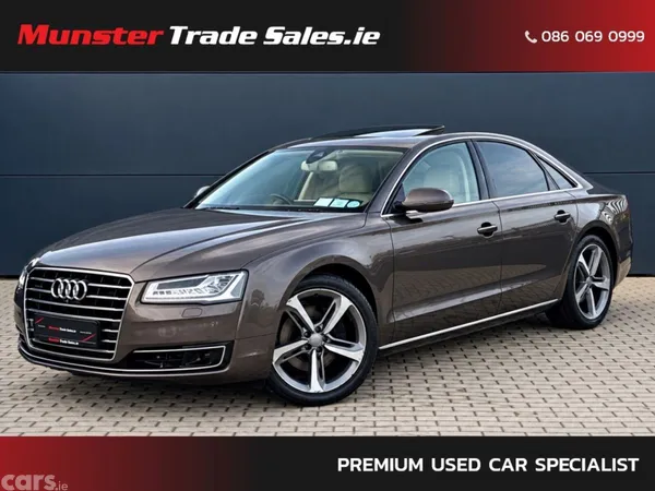 Audi A8 Saloon, Diesel, 2017, Brown