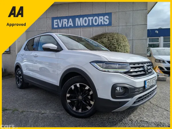 Volkswagen T-Cross SUV, Petrol, 2022, White
