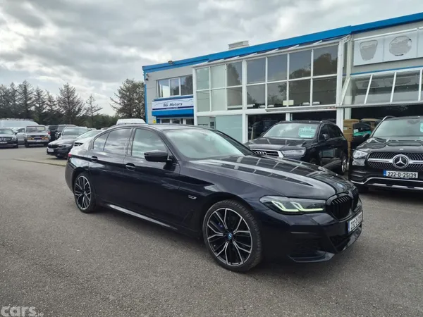 BMW 5-Series Saloon, Petrol Plug-in Hybrid, 2023, Black