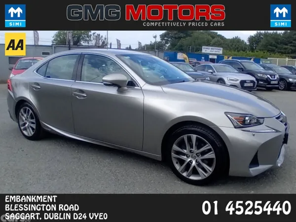Lexus IS Saloon, Petrol Hybrid, 2017, Silver
