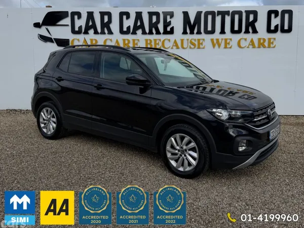 Volkswagen T-Cross Hatchback, Petrol, 2023, Black