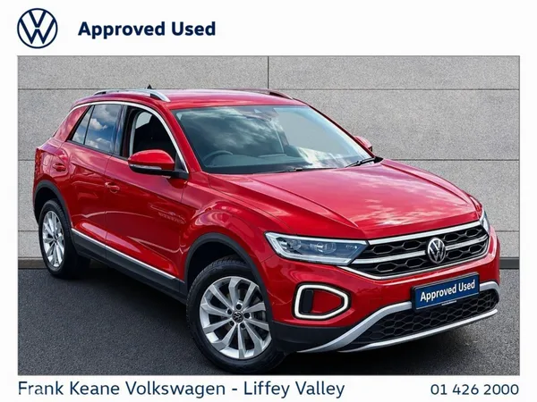 Volkswagen T-Roc SUV, Petrol, 2023, Red