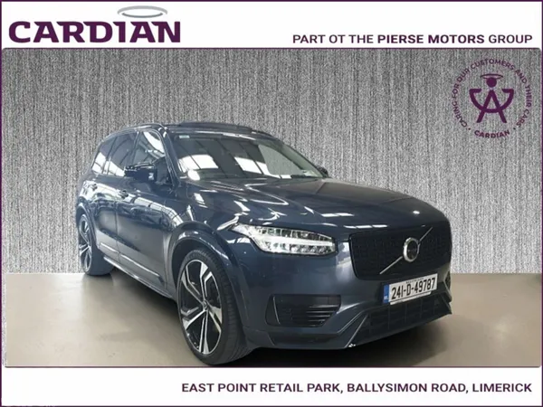 Volvo XC90 SUV, Petrol Plug-in Hybrid, 2024, Blue