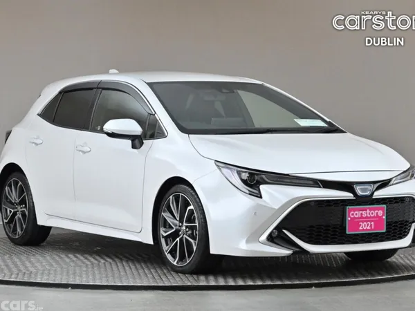 Toyota Corolla Hatchback, Petrol Hybrid, 2021, White