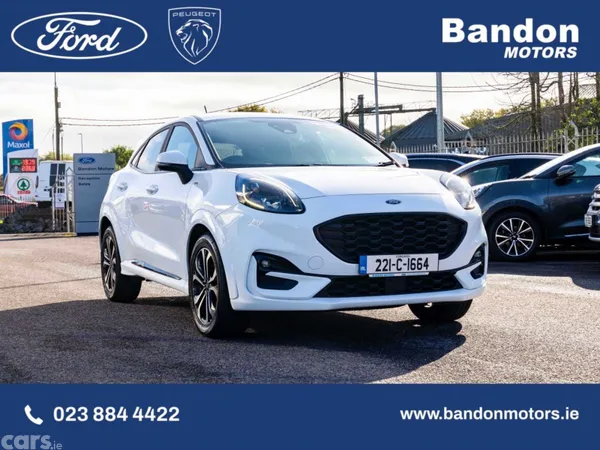 Ford Puma MPV, Petrol Hybrid, 2022, White
