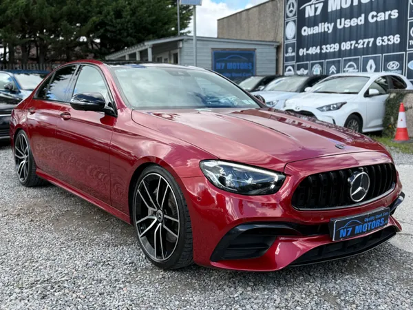 Mercedes-Benz E-Class Saloon, Diesel Plug-in Hybrid, 2022, Red