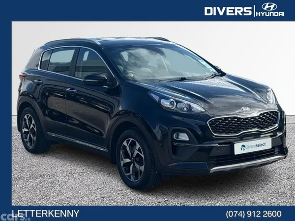 Kia Sportage MPV, Diesel Hybrid, 2021, Black