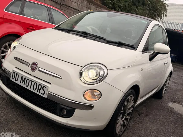 Fiat 500 Convertible, Petrol, 2015, White