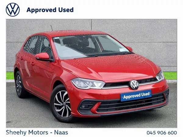 Volkswagen Polo Hatchback, Petrol, 2023, Red