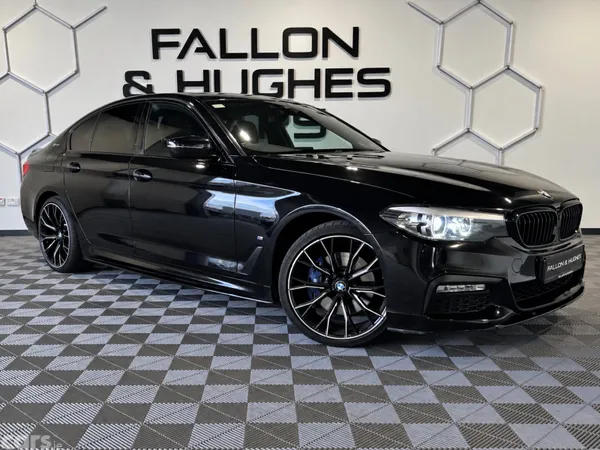 BMW 5-Series Saloon, Petrol Plug-in Hybrid, 2018, Black