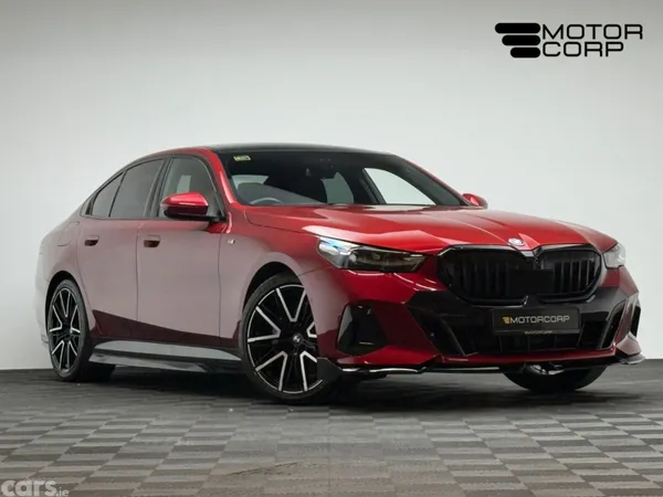 BMW 5-Series Saloon, Petrol Plug-in Hybrid, 2024, Red